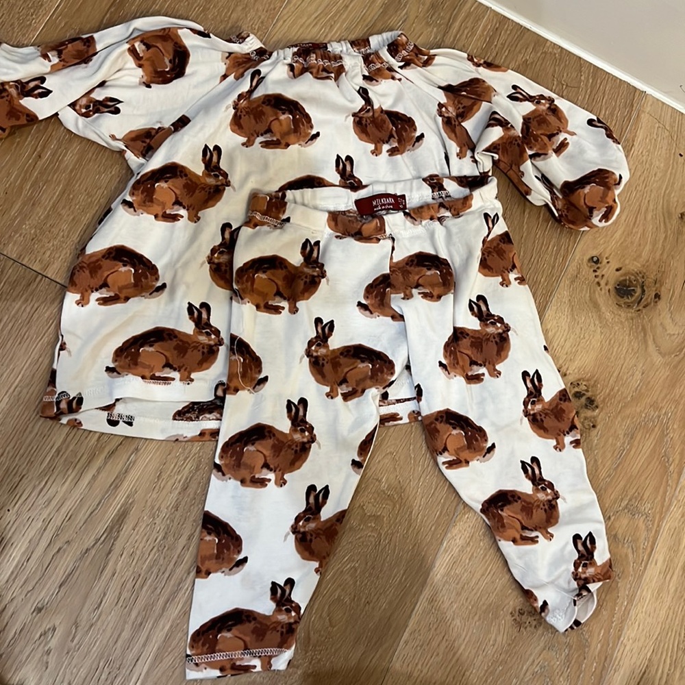 Milk Bark gently used bunny set
